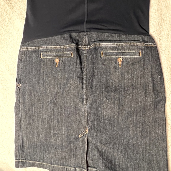 Liz Lange Maternity denim skirt - Picture 7 of 8